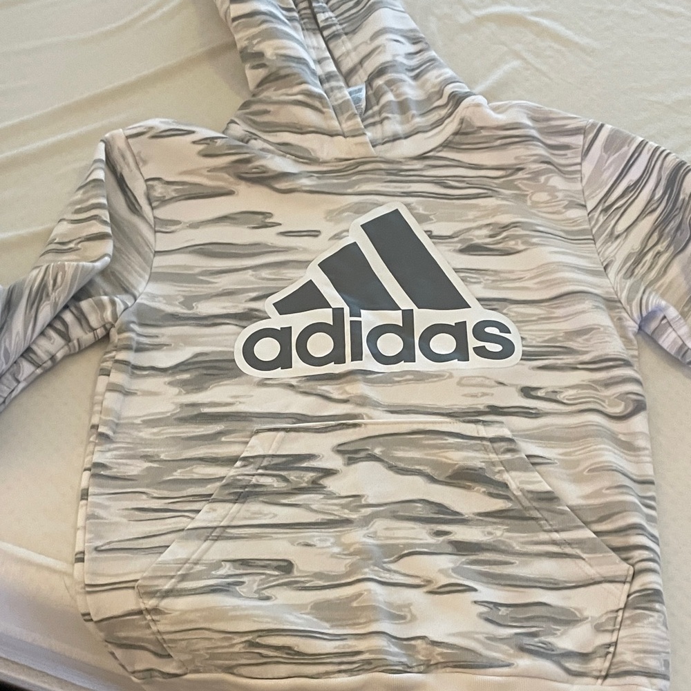 Adidas Kids' Marble Pattern Hoodie
